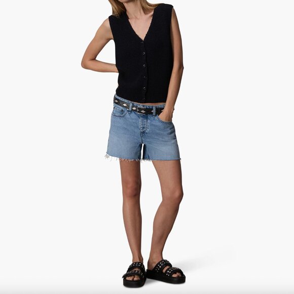 Rag Bone Dre Low Rise Cutoff Denim Shorts